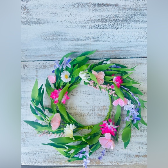 *Spring Festival Flower & Herb Candle Ring - Picture 6 of 12